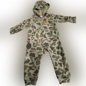 Carhartt infant zip up onesie